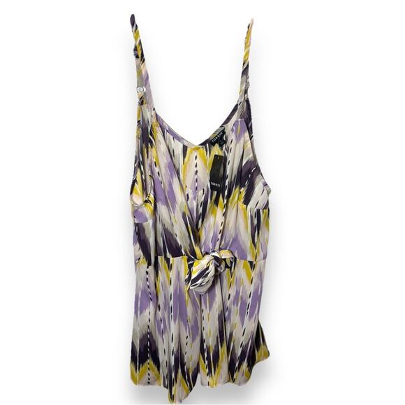 Torrid Peplum Georgette Tie-Front Cami - Picture 2 of 5